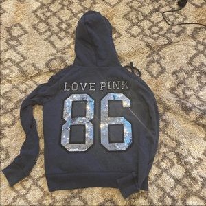 SALE Pink fur lined full zip